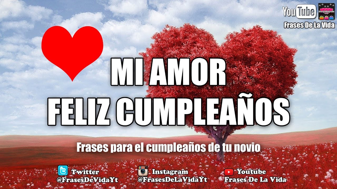 mensajes de cumpleaños largos para mi novio