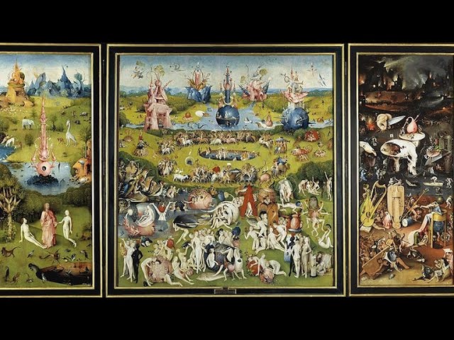 mirar un cuadro el jardin de las delicias