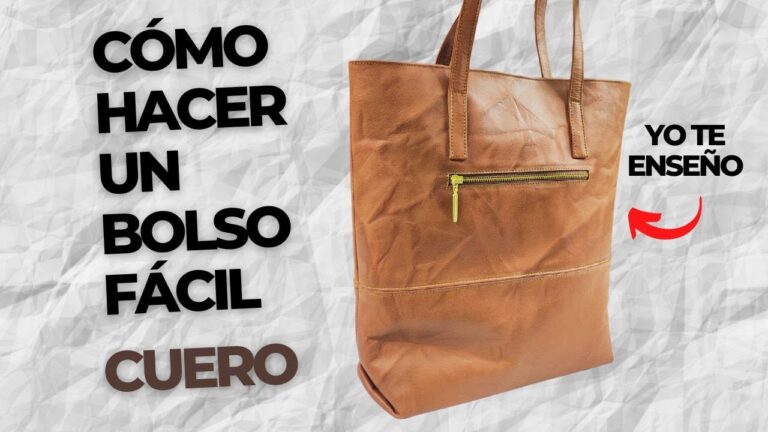 moldes de carteras de cuero paso a paso