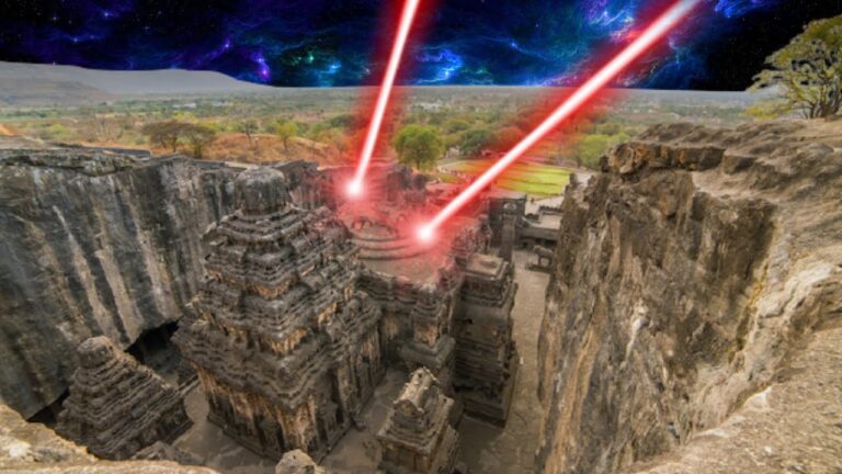 monumento de piedra de una sola pieza