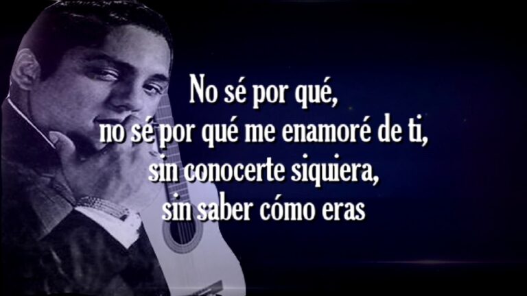 no se porque me enamore de ti sin conocerte siquiera