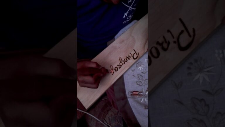 nombre del arte de grabar en madera