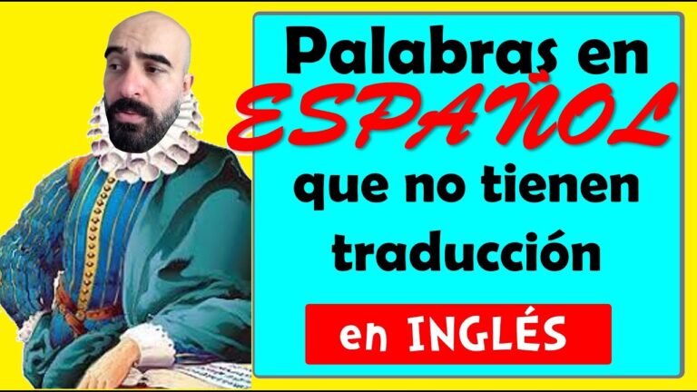 palabras que no tienen traduccion al español
