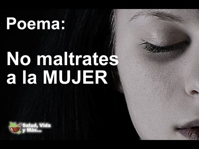 poema de la no violencia contra la mujer