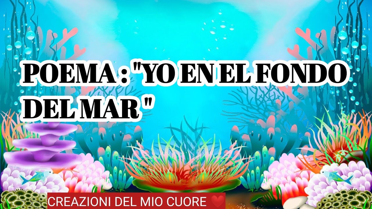 poema yo en el fondo del mar