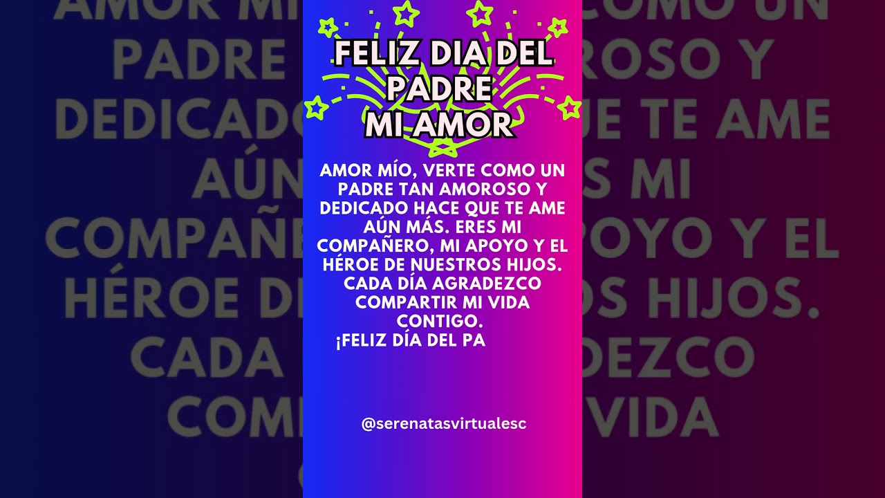 poemas del dia del padre para mi novio