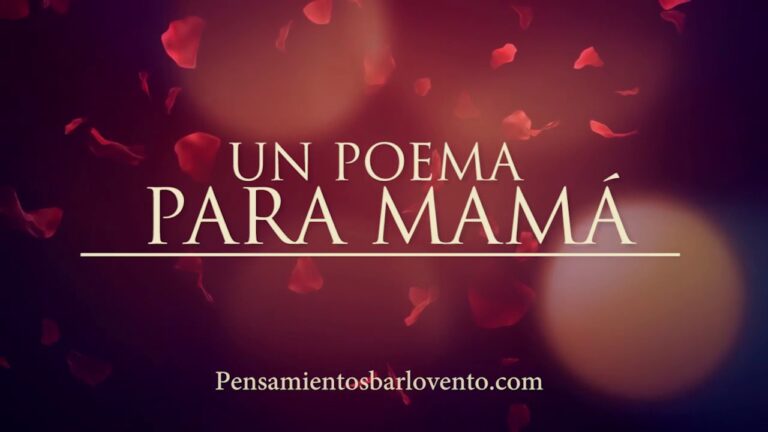 poemas hermosos del dia de la madre