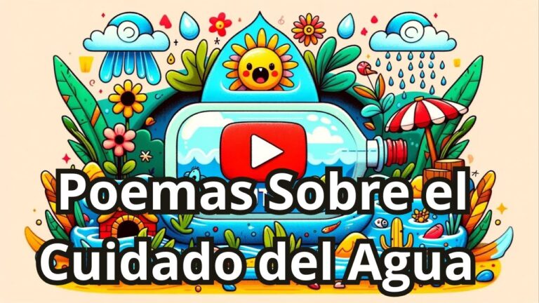 poemas sobre el cuidado del agua para niños