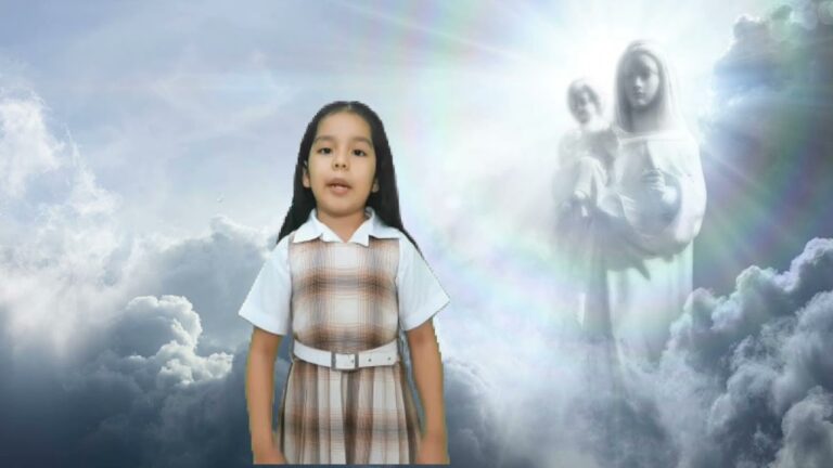poesia a la virgen maria para niños de primaria