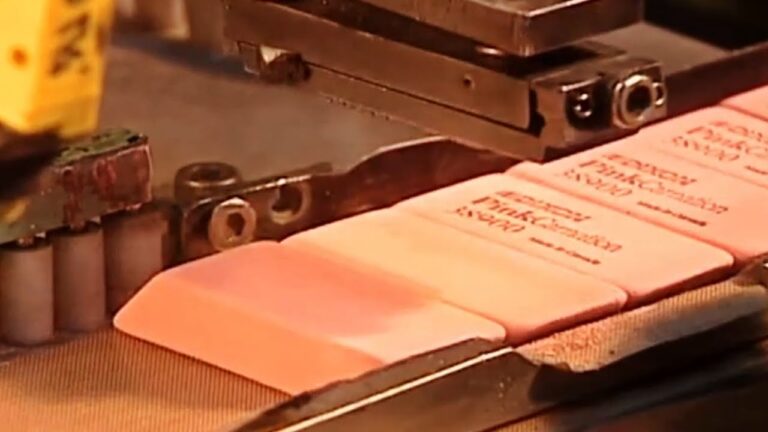 proceso productivo de la goma de borrar