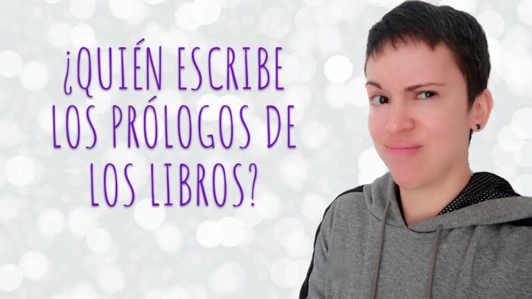 que es el prologo de una novela