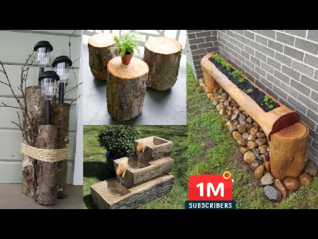 que hacer con un tronco de arbol
