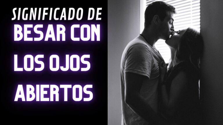 que significa un beso en los ojos