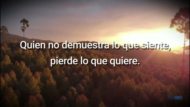 quien no demuestra lo que siente pierde lo que quiere