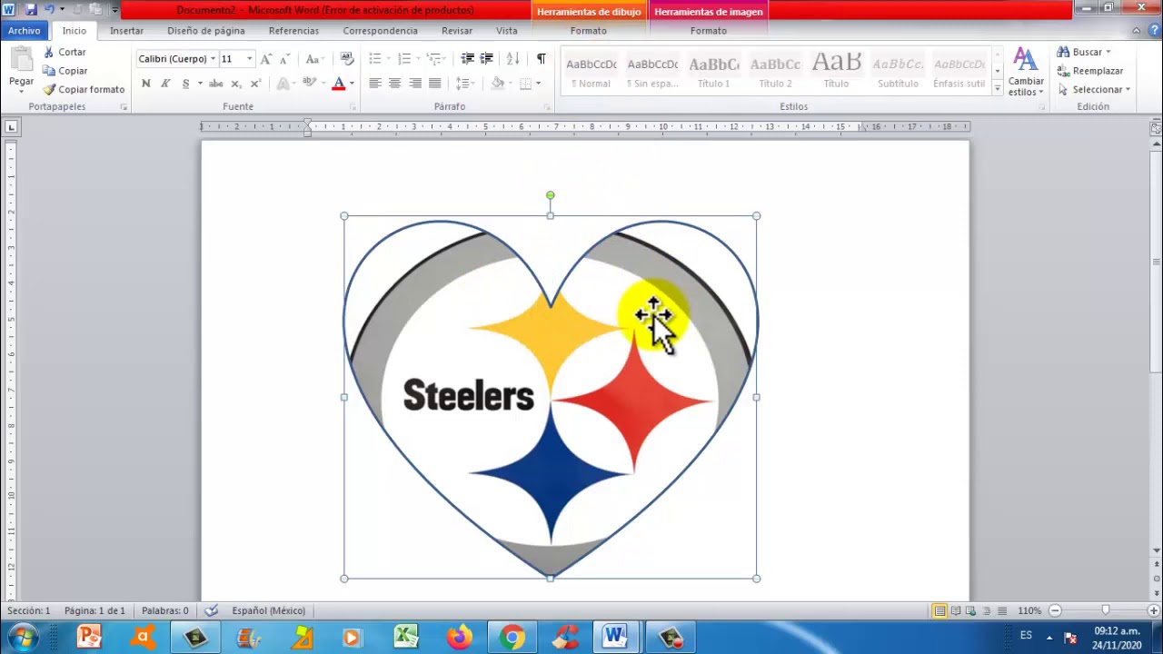 recortar una foto en forma de corazon