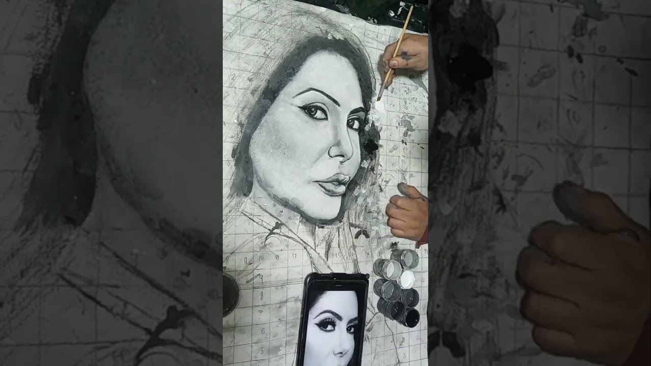 retratos en blanco y negro para dibujar