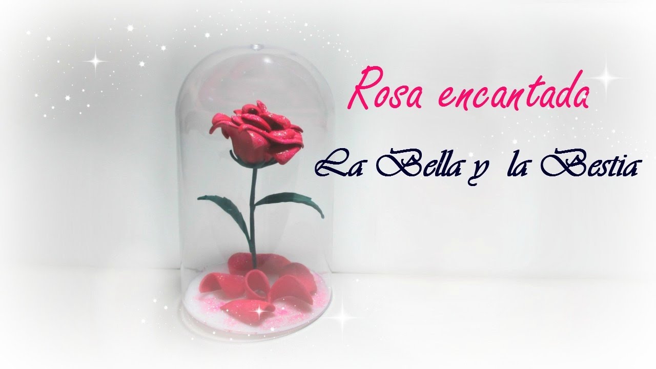 rosa de la bella y la bestia