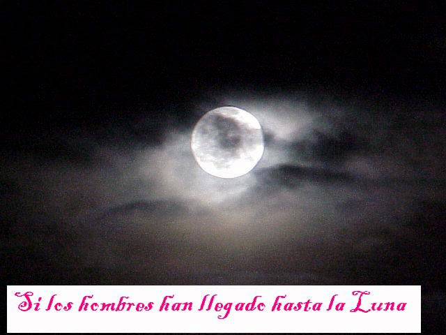 si los hombres han llegado hasta la luna letra