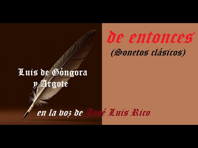 sonetos de luis de gongora y argote