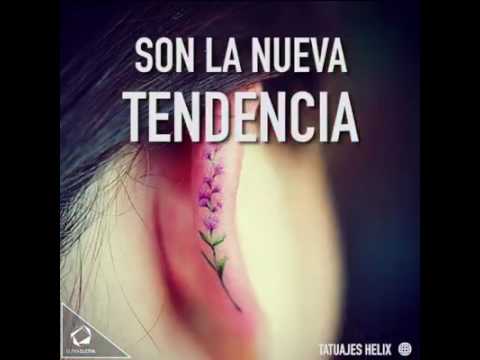 tatuajes dentro de la oreja para mujeres