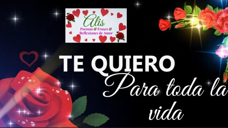 te quiero para toda la vida poema