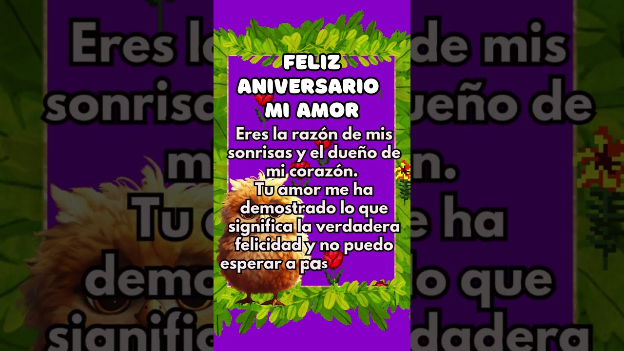 textos de amor para aniversario de novios