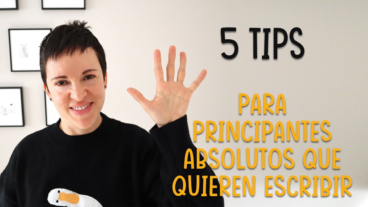 tips para empezar a escribir un libro