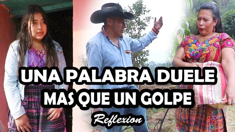 una palabra duele mas que un golpe
