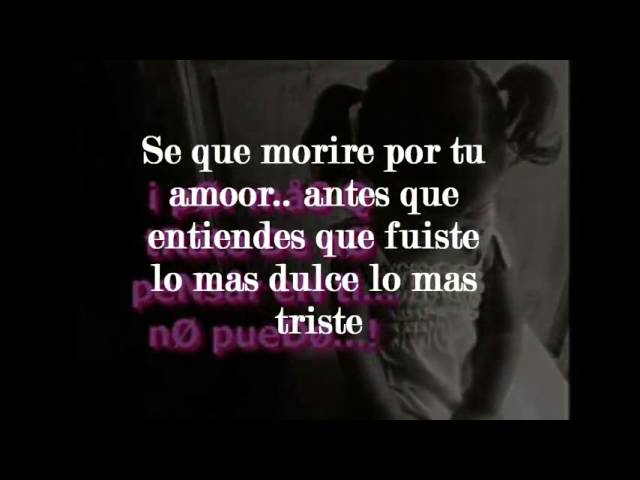 yo si te ame de verdad letra