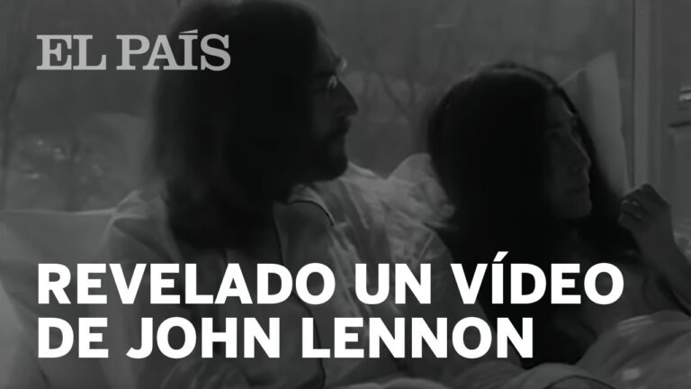 yoko ono y john lennon foto cama